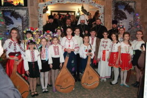 Фестиваль Остров Рождества 2016 Херсон дети бандуристы 